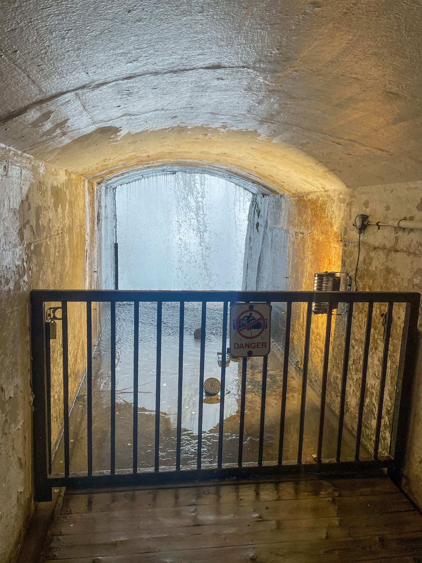 A portal behind the falls at Journey Behind the Falls.