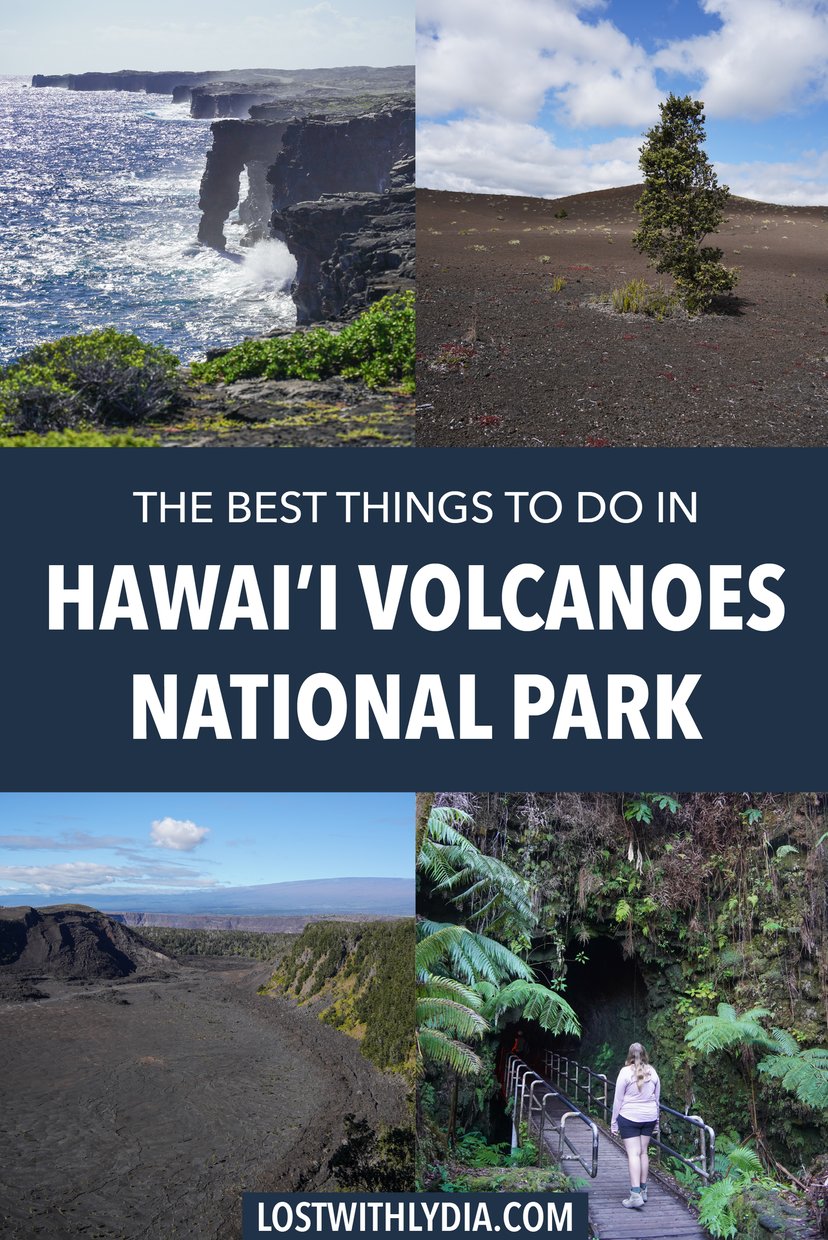 Use this guide to plan an epic trip to Hawaii Volcanoes National Park! From sea arches to hiking on hardened lava, this is a unique park you won't soon forget.