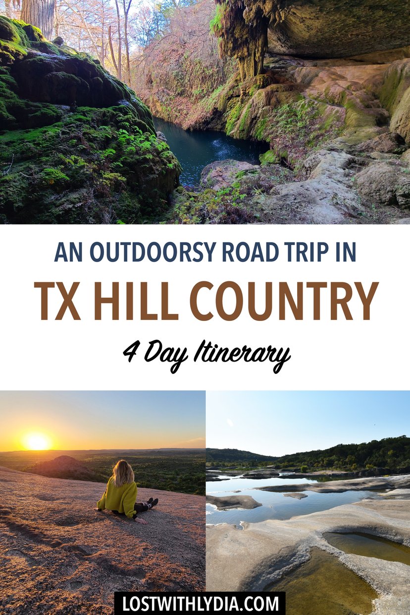 Take an epic Texas Hill Country road trip using this itinerary! Enjoy some of the best hiking in Hill Country, explore the cutest Hill Country towns, and more.