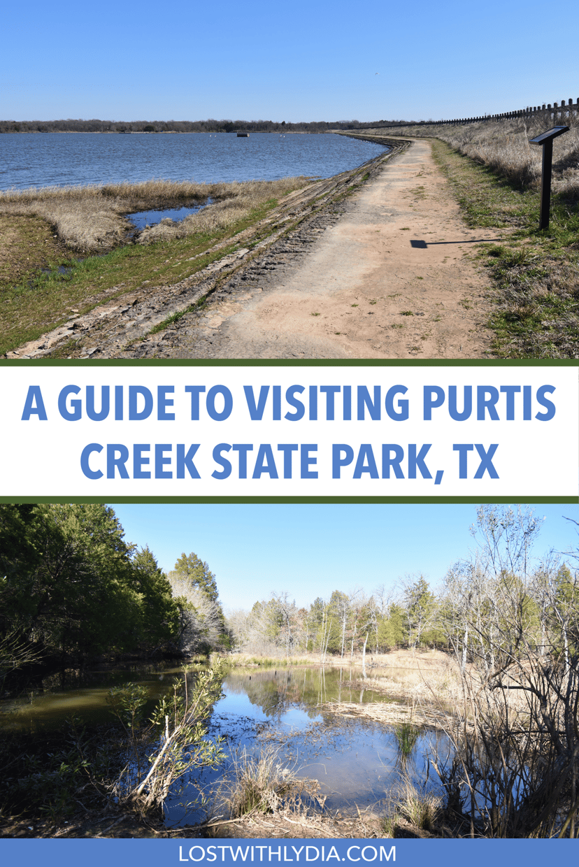 A guide to visiting Purtis Creek State Park, a Texas state park a short drive away from the DFW area.