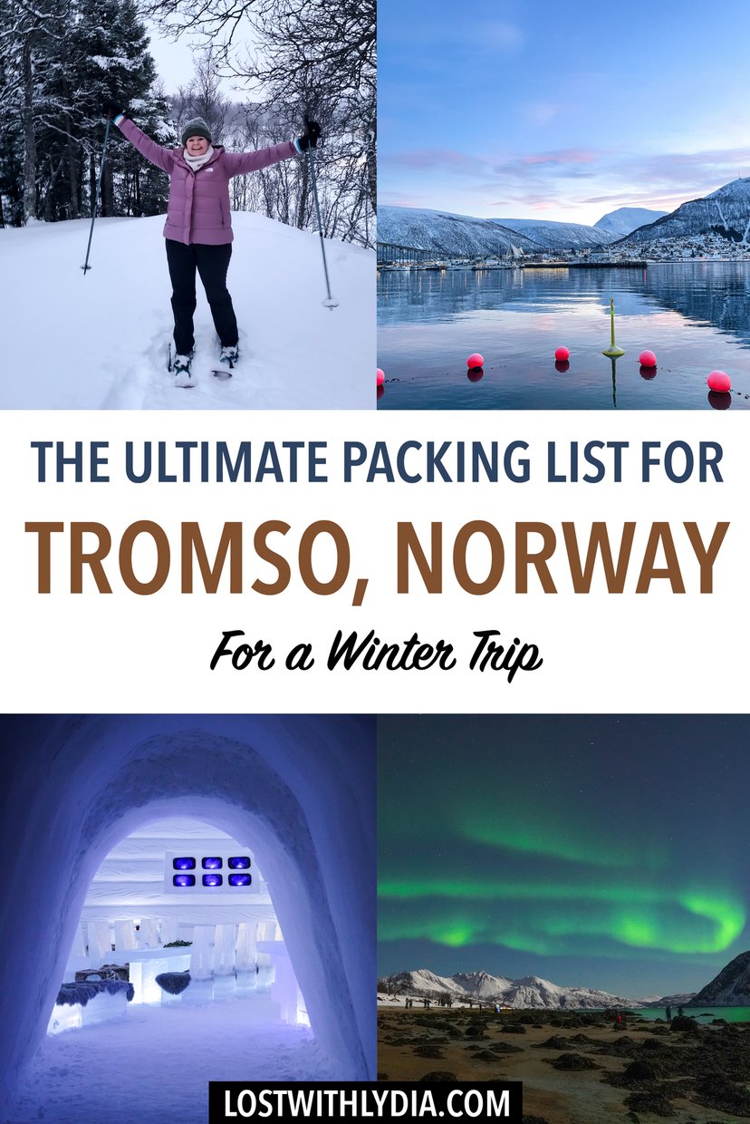 This detailed packing list includes everything you should pack for visiting Tromso in winter. Plus, learn about how to layer for cold weather trips.