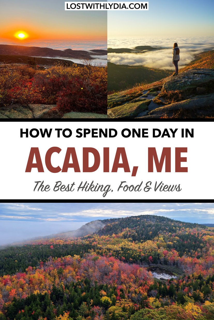 Learn how to spend one day in Acadia National Park! With a good plan, you can see the best views and enjoy the best trails in a short amount of time.