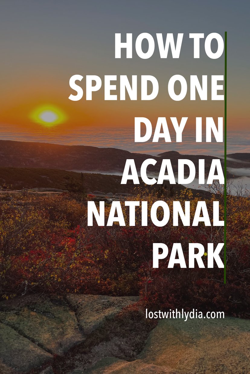 Learn how to spend one day in Acadia National Park! With a good plan, you can see the best views and enjoy the best trails in a short amount of time.