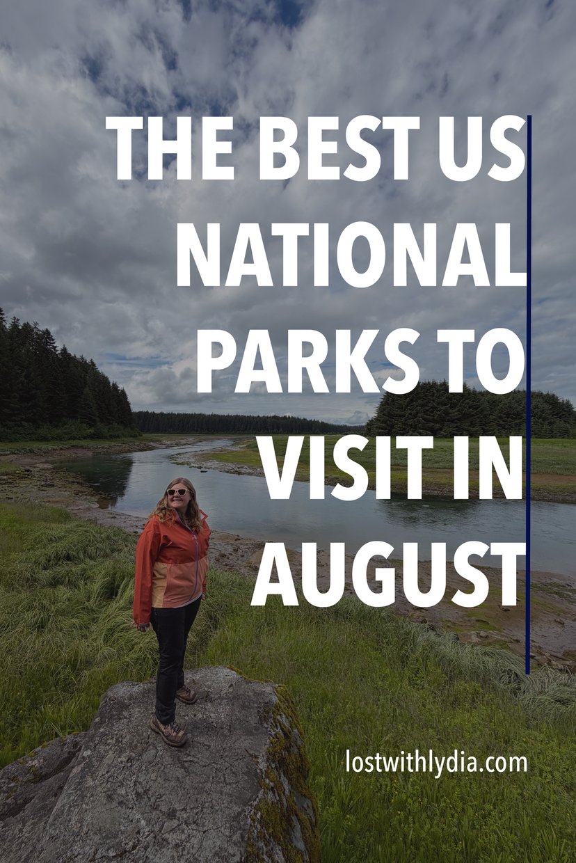 Discover the best US national parks to visit in August! From Alaska to Montana to Michigan, there are so many amazing national parks that are great for an August trip.