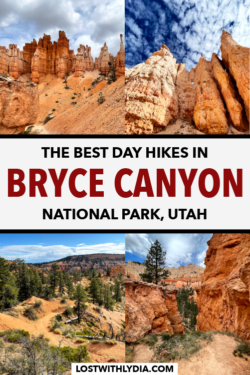 Looking for the best hikes in Bryce Canyon? Be prepared for your Utah road trip by reading about the best day hikes in Bryce Canyon National Park!