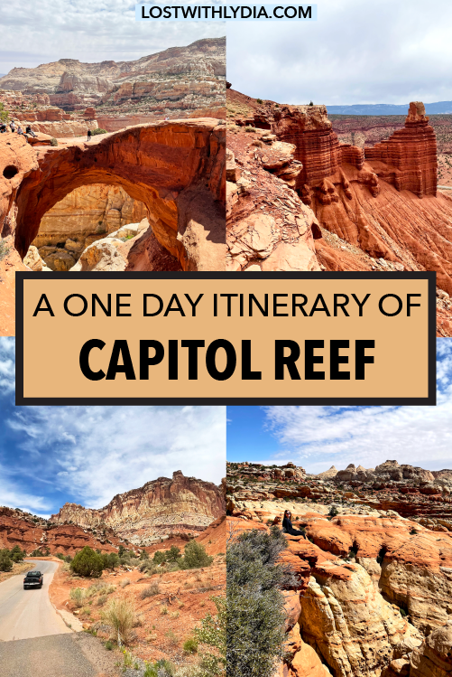 Capitol Reef National Park is the most underrated Utah national park! Learn how to spend one day in Capitol Reef with the best hiking, delicious pie and more!