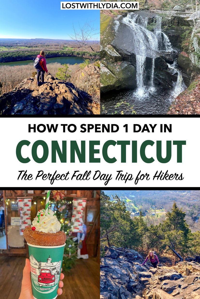 Learn how to spend one day in Connecticut! Discover the best hiking in Connecticut if you're short on time, plus an awesome brewery along the way.