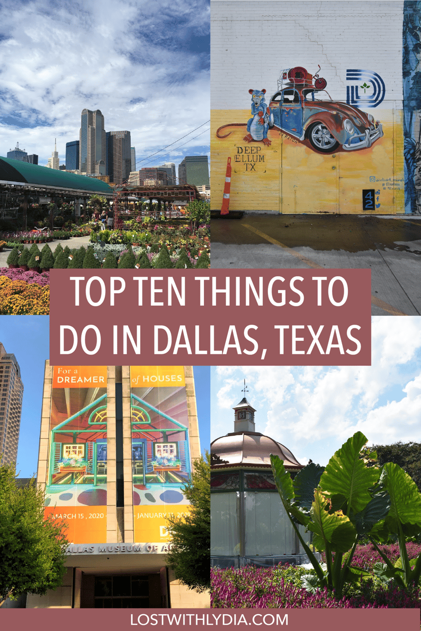 Read about the top things to do in Dallas, Texas, from a local! The list includes unique neighborhoods to explore in Dallas, great food and more.