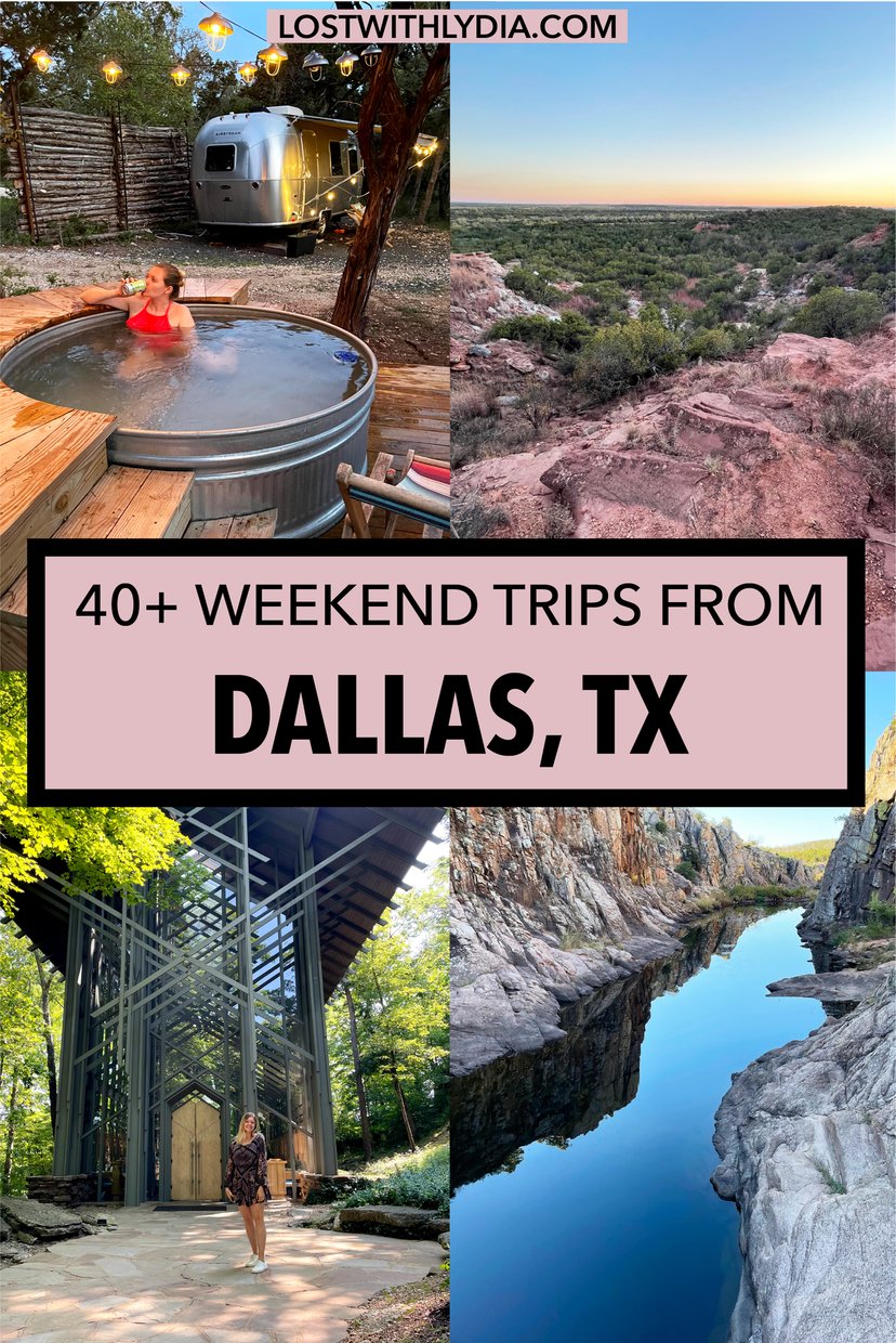 Are you looking for ideas for the best weekend trips from Dallas? This list has you covered with road trip ideas, hiking destinations, camping and more!