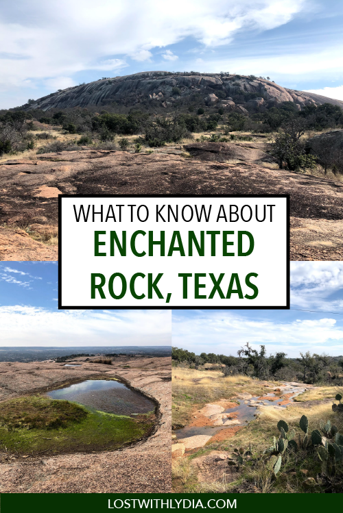 A guide for visiting one of the best parks in Texas Hill Country: Enchanted Rock! Learn about hiking trails in Enchanted Rock, when to visit and more.