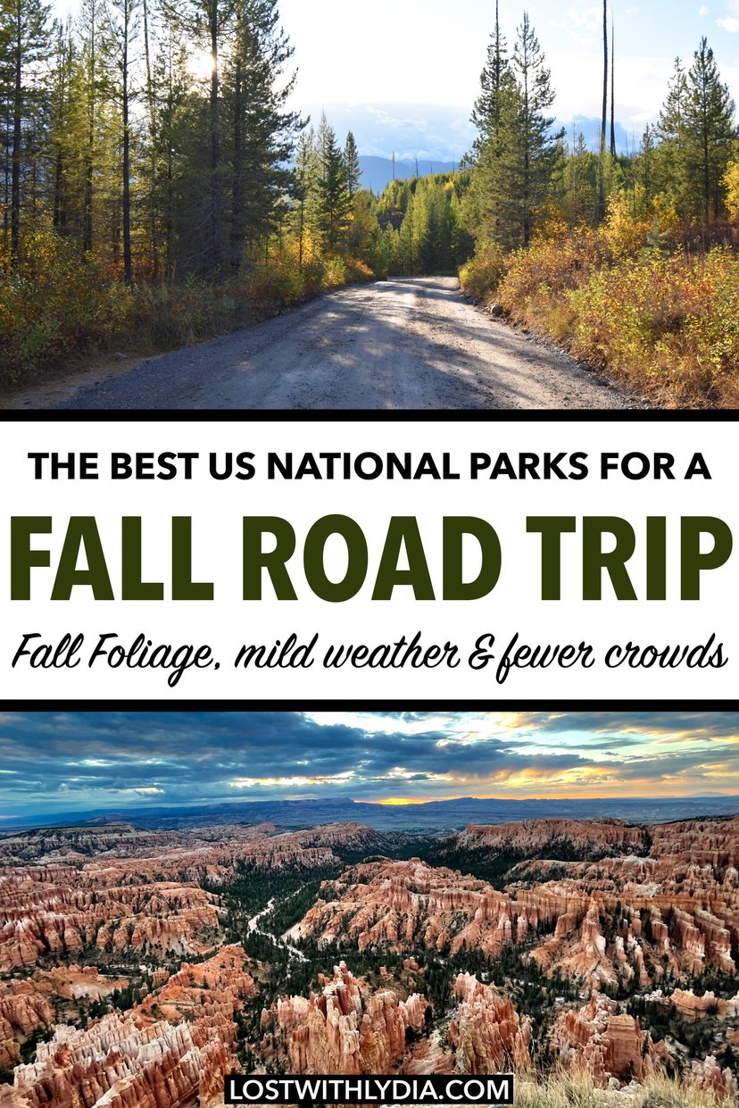 If you're considering a national park road trip in the fall, use this list for ideas!