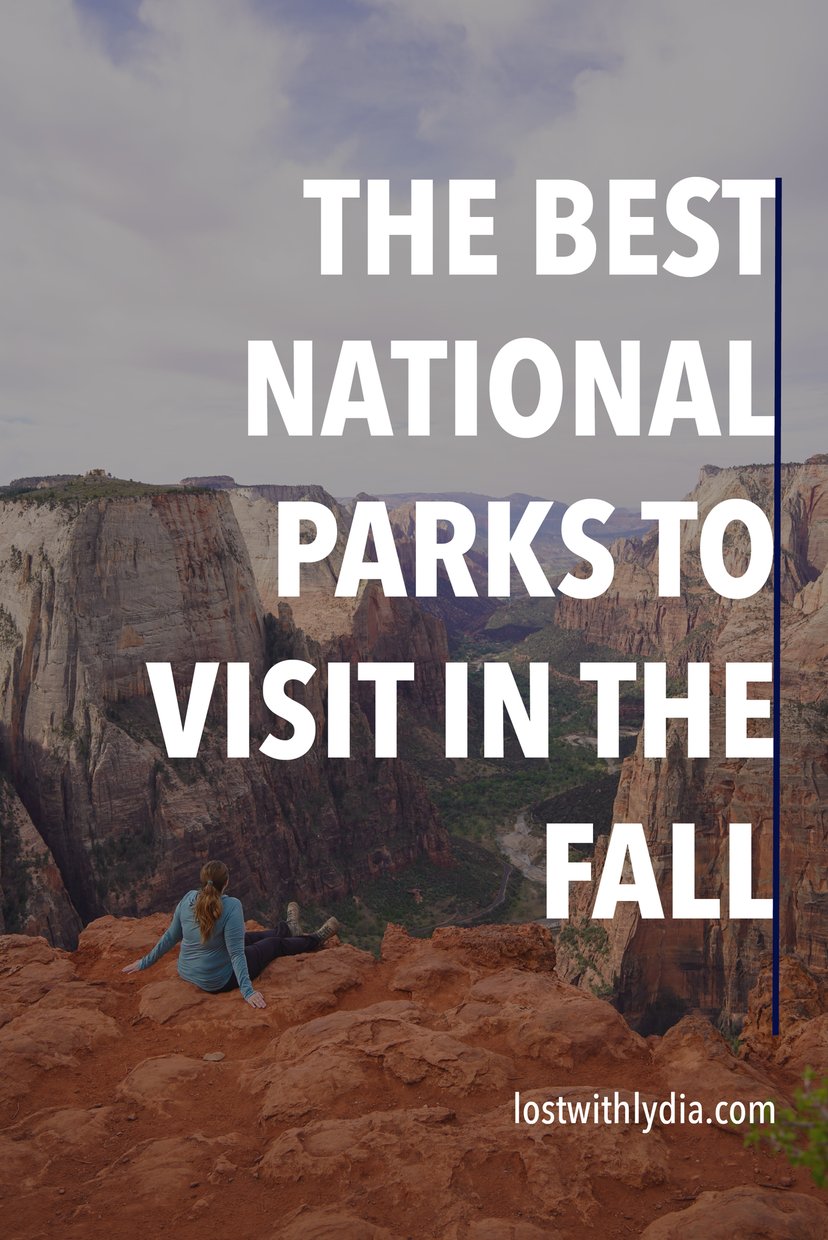 If you're considering a national park road trip in the fall, use this list for ideas!