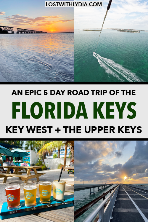 Plan your Florida Keys road trip with this guide! This blog shares a 5 day Florida Keys itinerary for exploring both the Upper Keys and Key West.