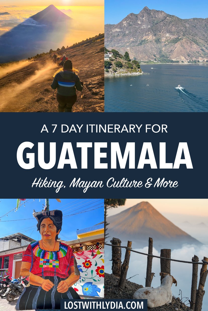 Plan an epic vacation using this Guatemala itinerary! Trek to Acatenango, relax at Lake Atitlan, learn about Mayan culture, and more.