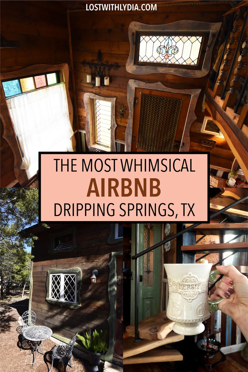 Looking for a unique place to stay in Texas Hill Country? Havenwald is a fairytale-like cottage located in Dripping Springs!