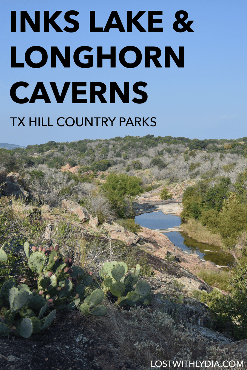 Visit two amazing Texas state parks near Austin: Inks Lake and Longhorn Caverns. Learn the best hiking trails in Inks Lake, take a cave tour, and more.