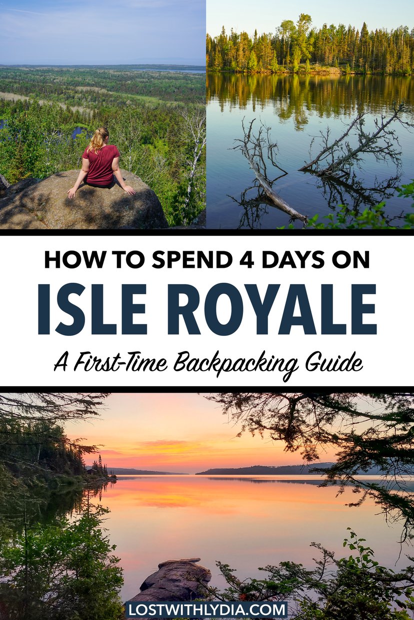Plan an epic trip to one of the least visited US national parks using this Isle Royale itinerary for backpacking! Learn how to get to Isle Royale, and more.