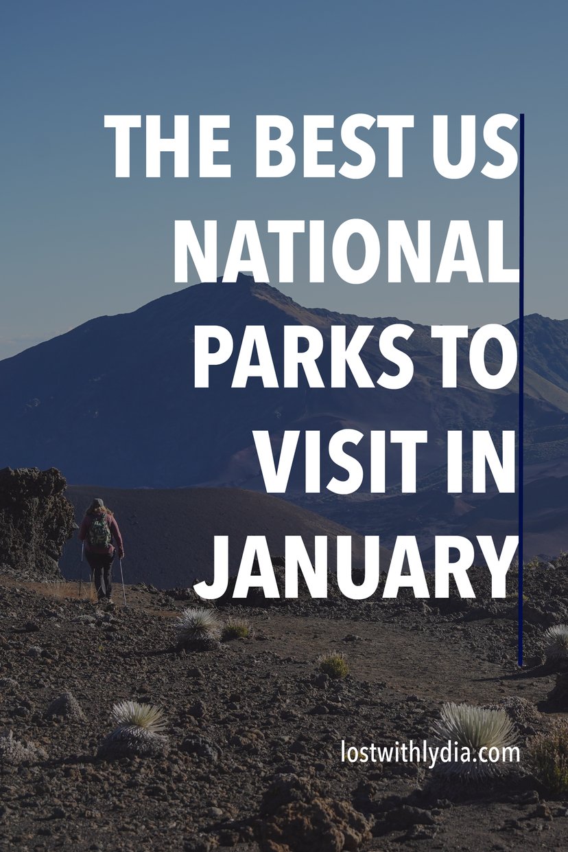 Discover the best national parks to visit in January! From Joshua Tree to the Everglades, there are plenty of national parks to visit in the winter.
