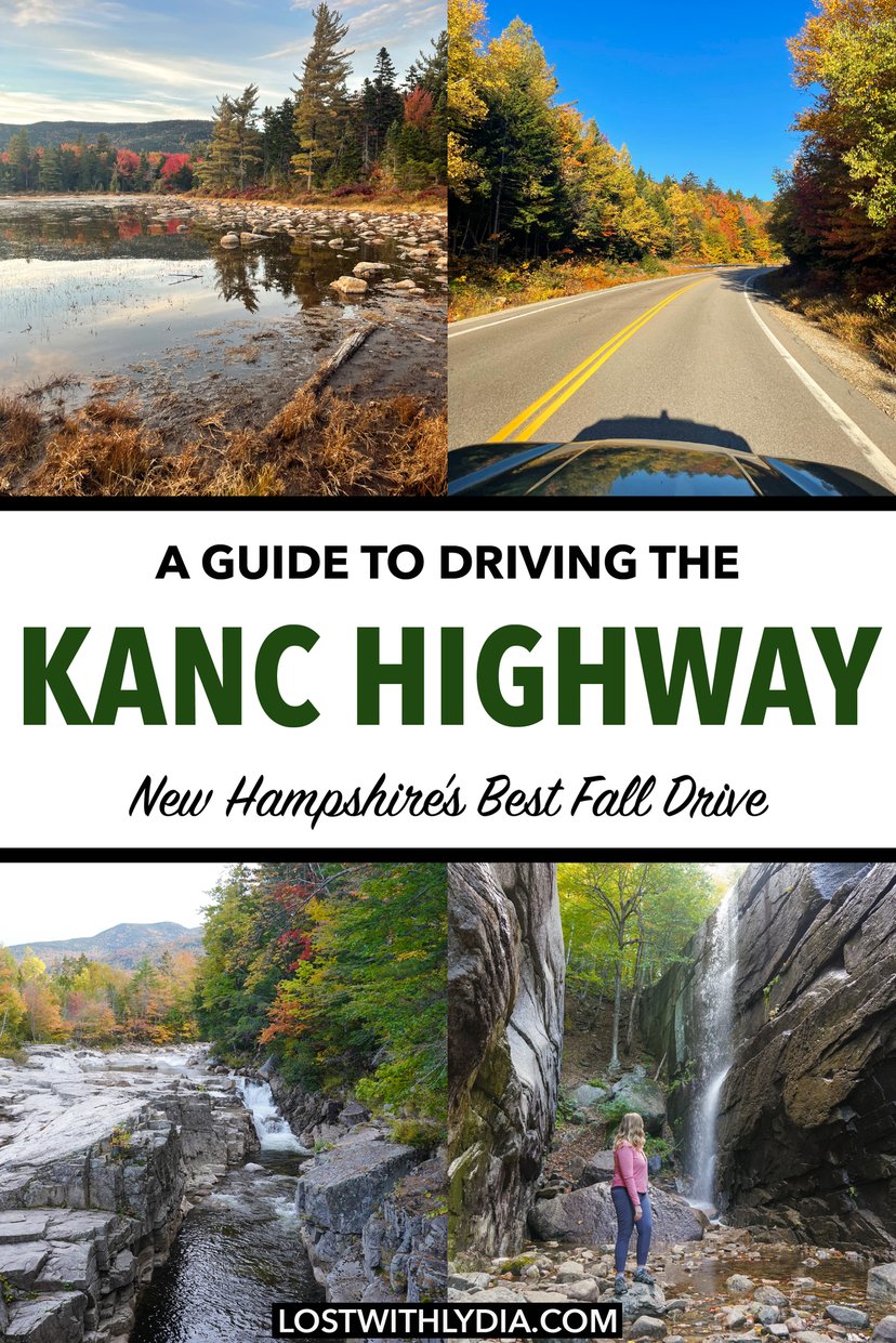 Learn all about driving the famous Kanc Highway, which is one of the best scenic drives in New Hampshire, and perfect for a fall road trip!
