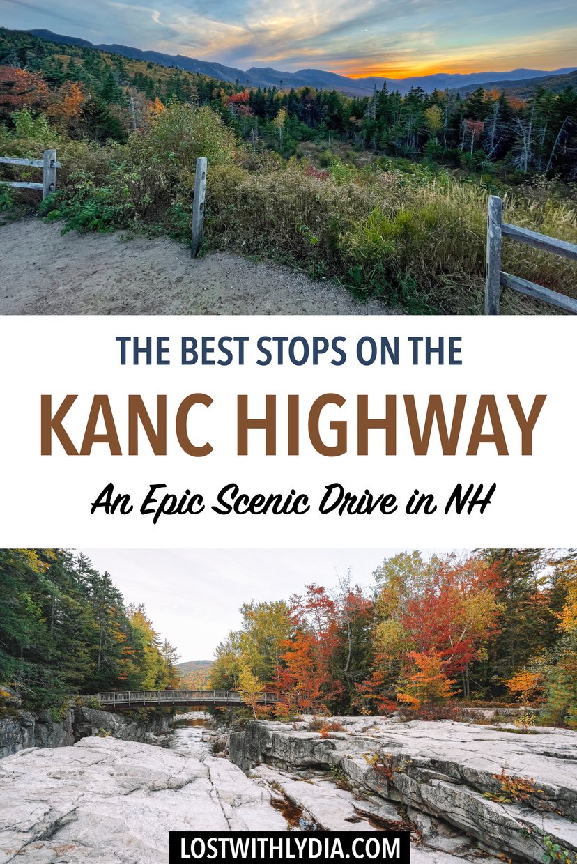 Learn all about driving the famous Kanc Highway, which is one of the best scenic drives in New Hampshire, and perfect for a fall road trip!
