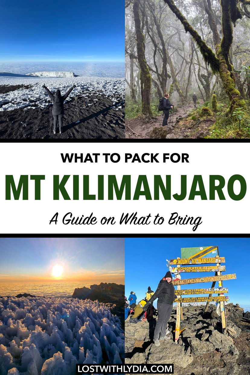 Use this easy packing list for Kilimanjaro to be prepared for an epic journey!