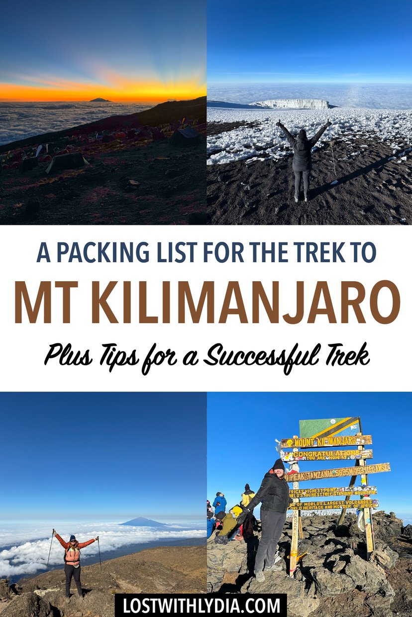 Use this easy packing list for Kilimanjaro to be prepared for an epic journey!