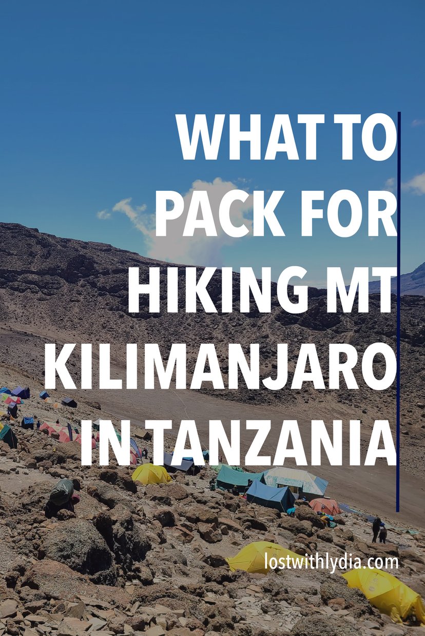 Use this easy packing list for Kilimanjaro to be prepared for an epic journey!