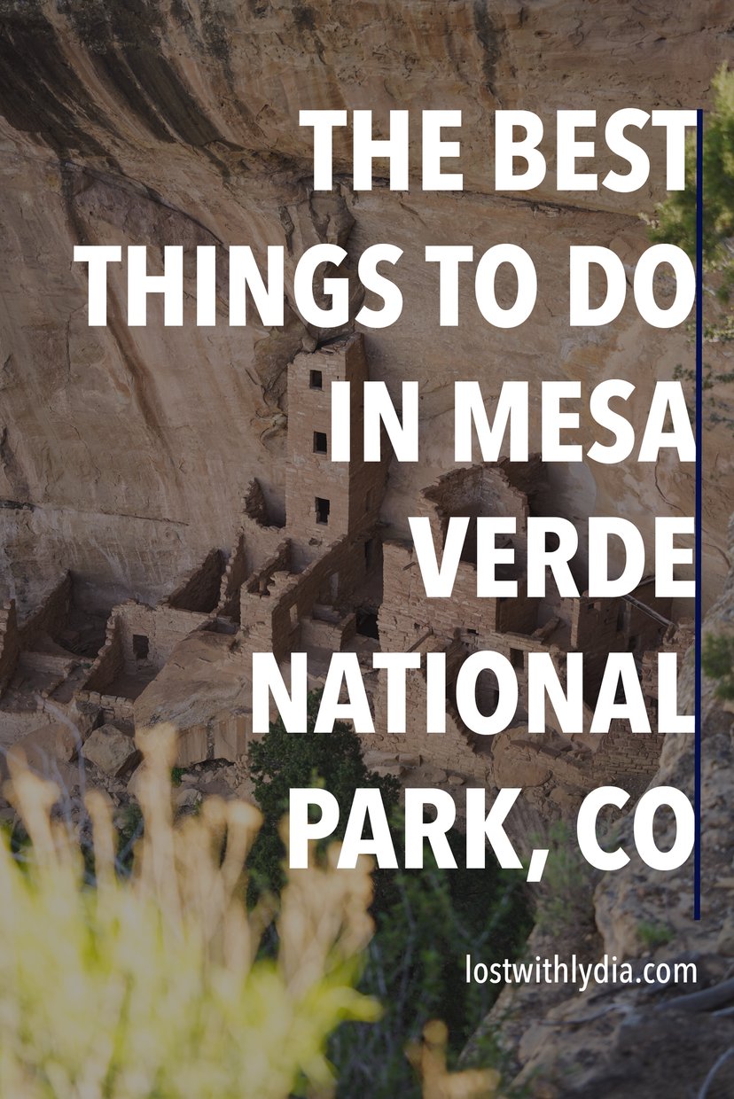 Learn about the best things to do in Mesa Verde National Park! This itinerary includes tours of cliff dwellings, overlooks, and more.