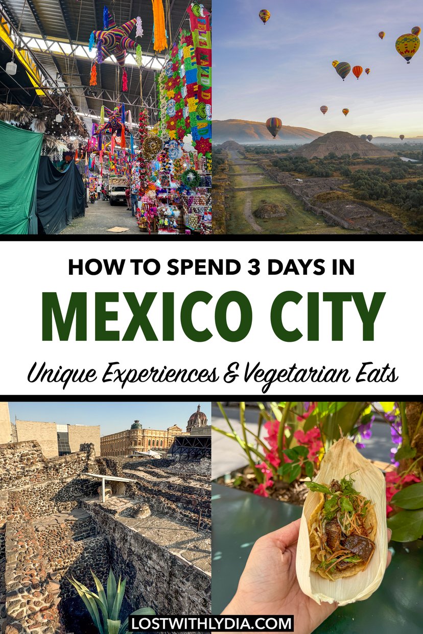 Discover the best things to do in Mexico City for a first-time visit! This Mexico City itinerary includes vegetarian cuisine, cultural tours and more.