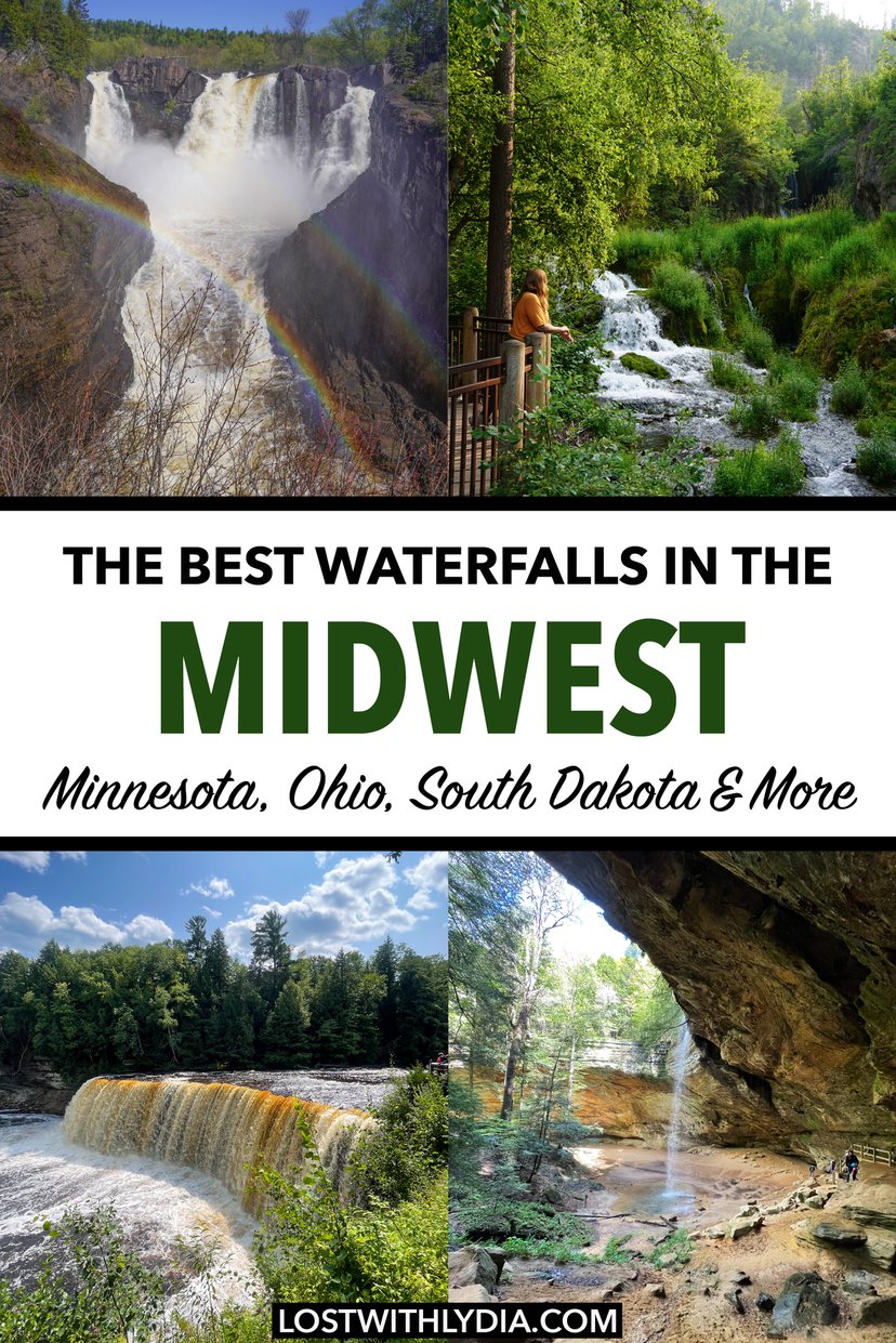 Discover the most beautiful waterfalls in the midwest! From the Minnesota North Shore to state parks in Ohio, Indiana and Illinois, the midwest has so many waterfalls.