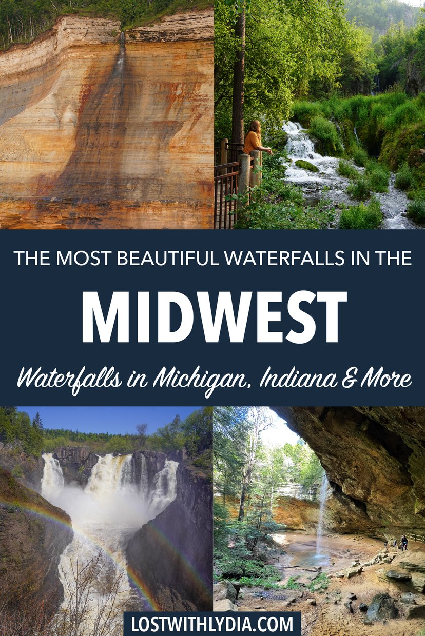 Discover the most beautiful waterfalls in the midwest! From the Minnesota North Shore to state parks in Ohio, Indiana and Illinois, the midwest has so many waterfalls.