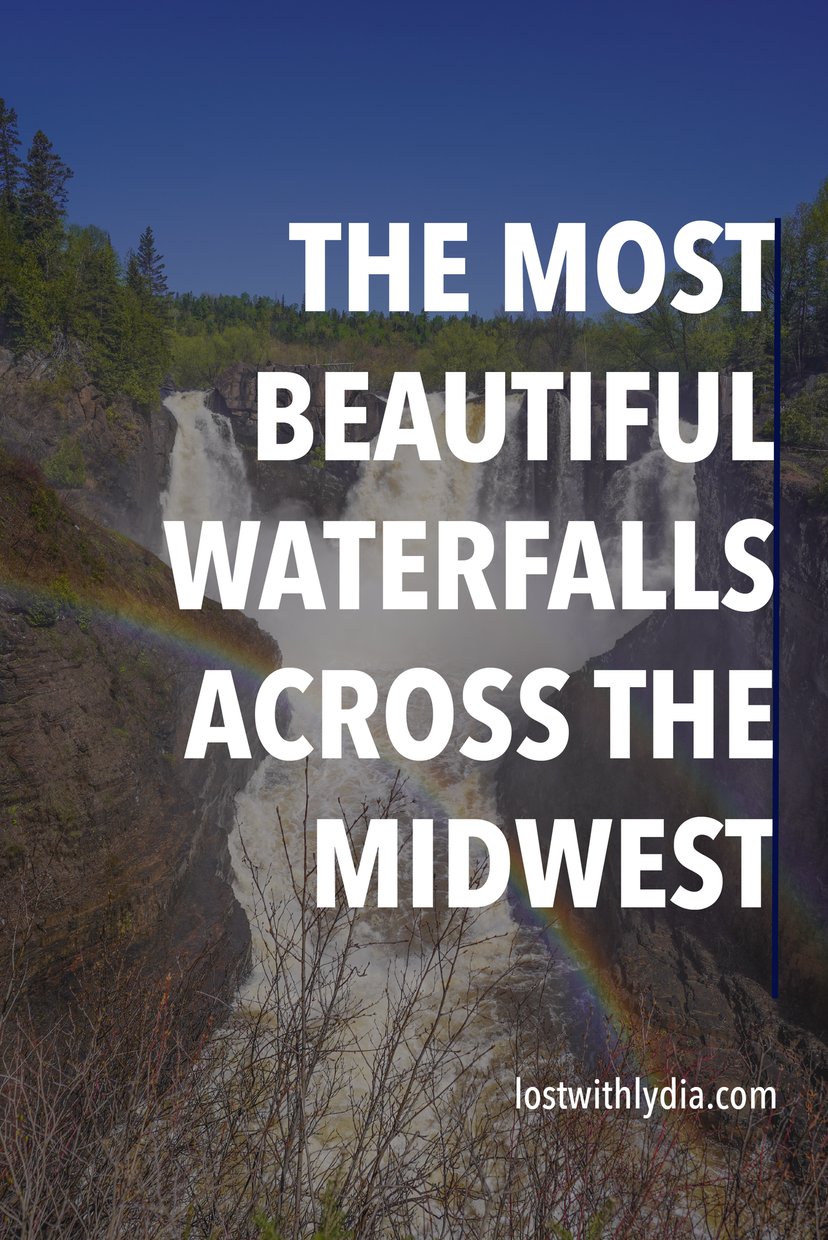 Discover the most beautiful waterfalls in the midwest! From the Minnesota North Shore to state parks in Ohio, Indiana and Illinois, the midwest has so many waterfalls.