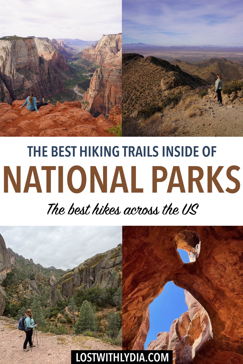 Discover the best hikes in US national parks! From alpine lakes to hoodoos, there are so many epic trails in national parks.