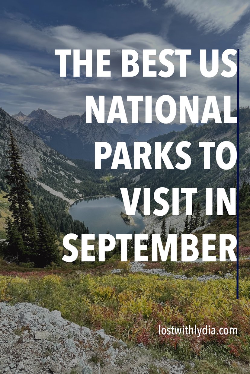 Learn about the best US national parks to visit in September! Discover fall foliage, great hiking temperatures and fewer crowds in these amazing parks.