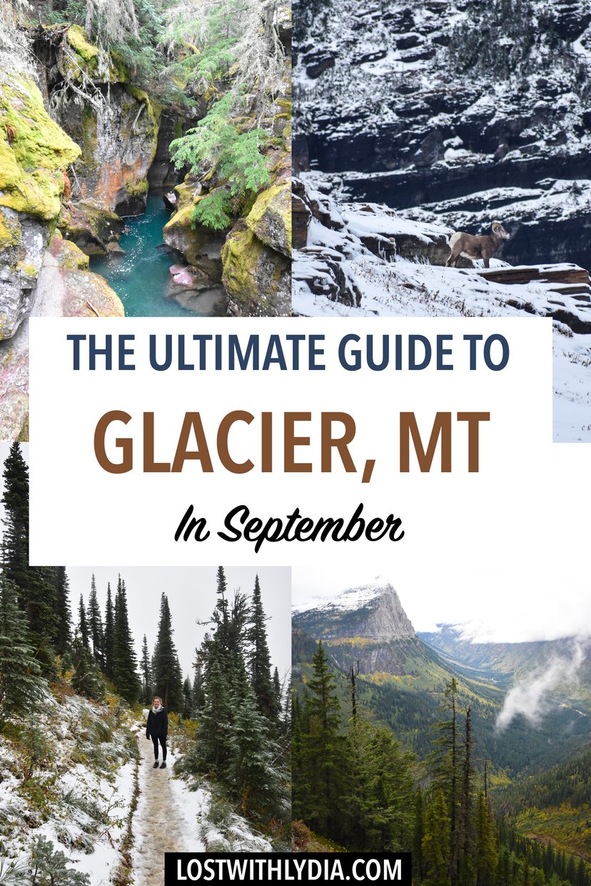 A guide for how to visit Glacier National Park in September! Learn tips for visiting Glacier, plus a 3 day itinerary to maximize your time.