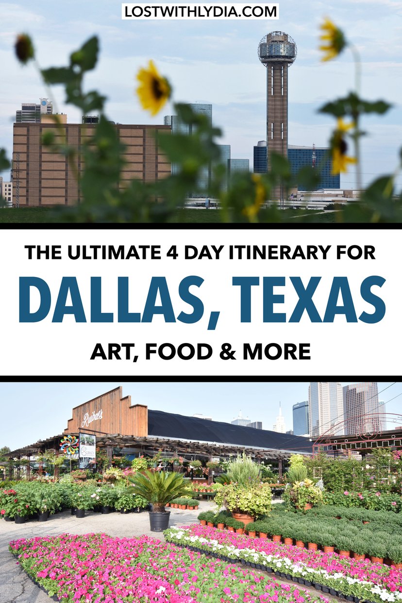 Plan your trip to Texas with the best four day itinerary of Dallas! This guide includes where to stay in Dallas, hidden gems in Dallas and more.