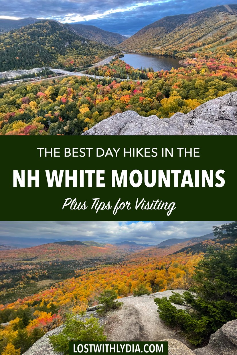 Plan an epic trip to the New Hampshire White Mountains with this hiking guide! Learn the best day hikes in the White Mountains, tips for visiting and more.