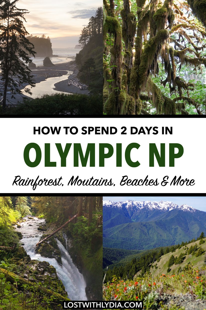 Discover the best things to do in Olympic National Park in this weekend itinerary! Visit the rainforest, coast, mountains and more.