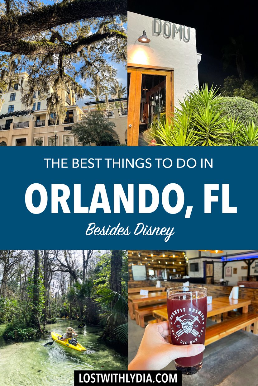 While Orlando is most known for Disney, it has so much more to offer! Discover the best things to do in Orlando (and nearby) besides theme parks.