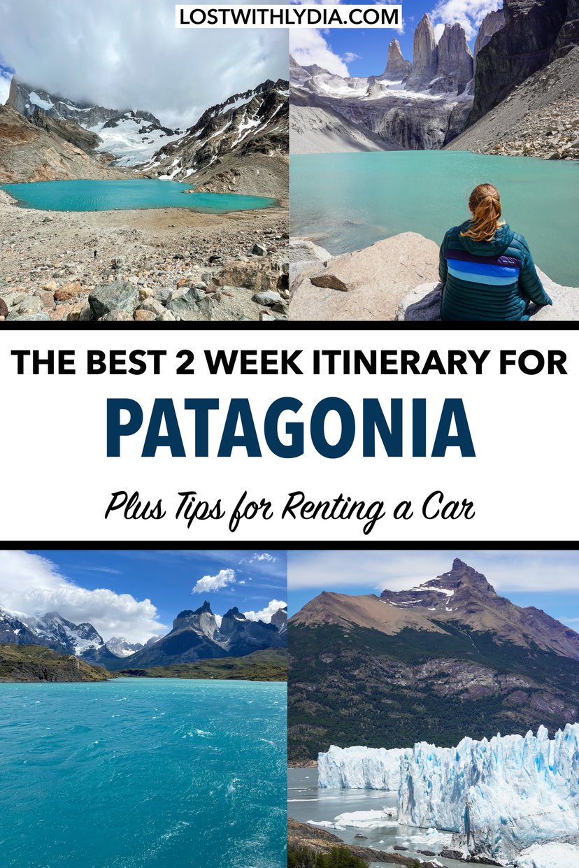 Plan an epic 2 week Patagonia road trip where you'll be self-driving and visiting both Chile and Argentina! Learn all of the best tips for a successful trip.