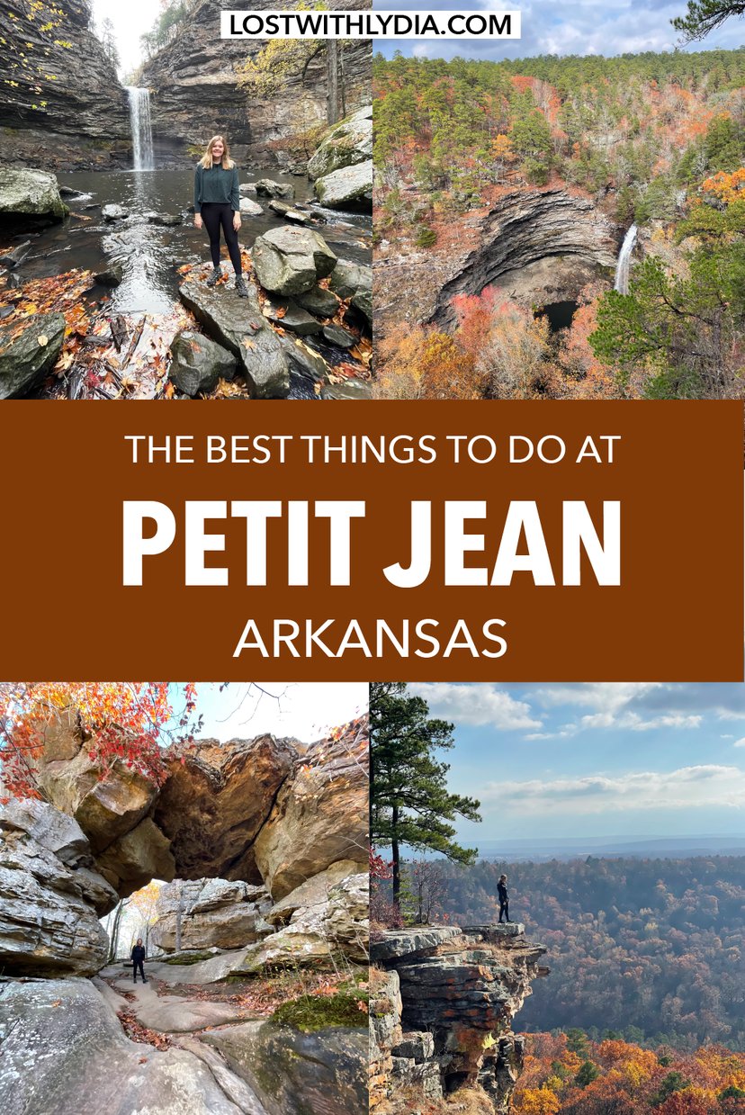 Petit Jean State Park is the most beautiful place in Arkansas! This guide covers the best hiking trails and more information on visiting Petit Jean.
