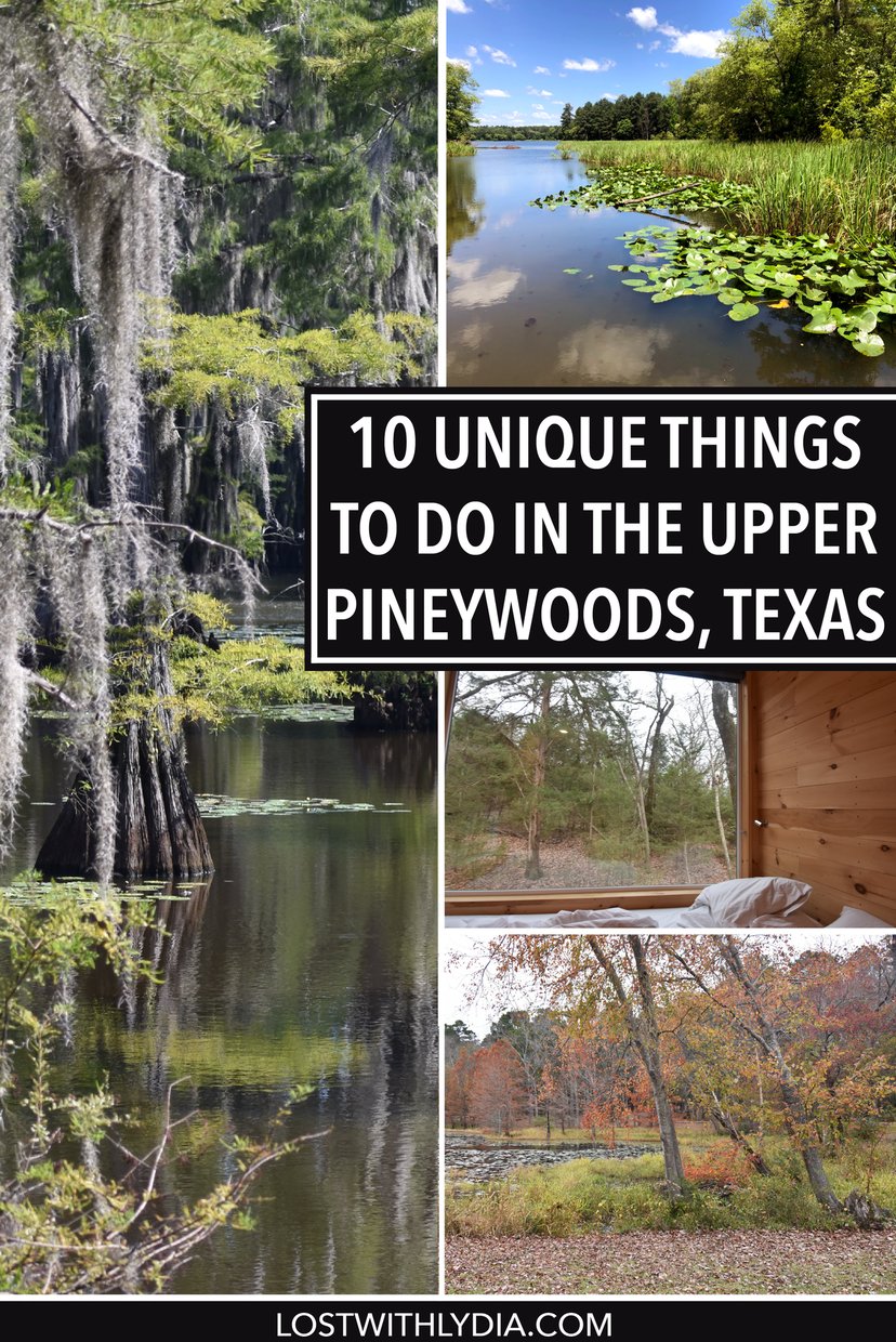 The best things to do in the North Texas Piney Woods, including mysterious lakes, hidden gems and charming small towns.