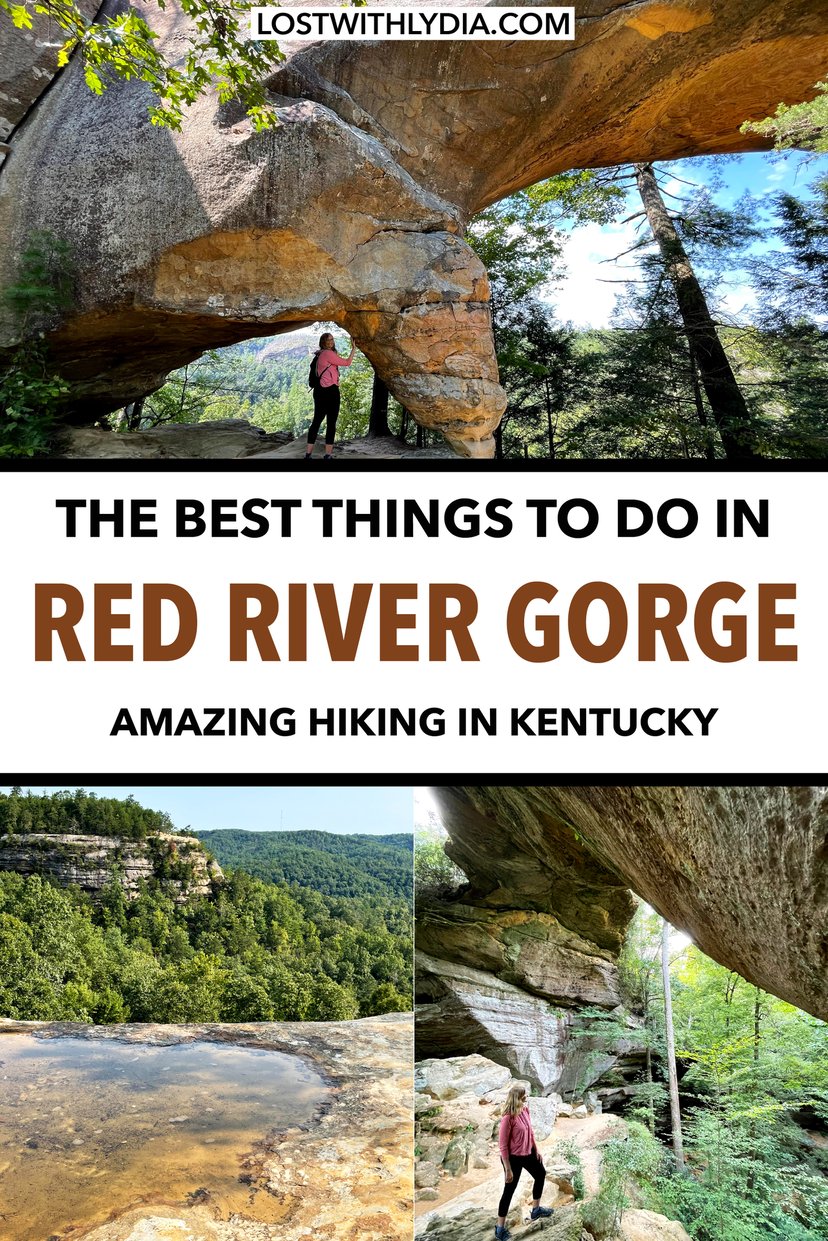 Discover the best things to do in Red River Gorge, Kentucky! Enjoy some of the best hiking in Kentucky as you explore Red River Gorge.