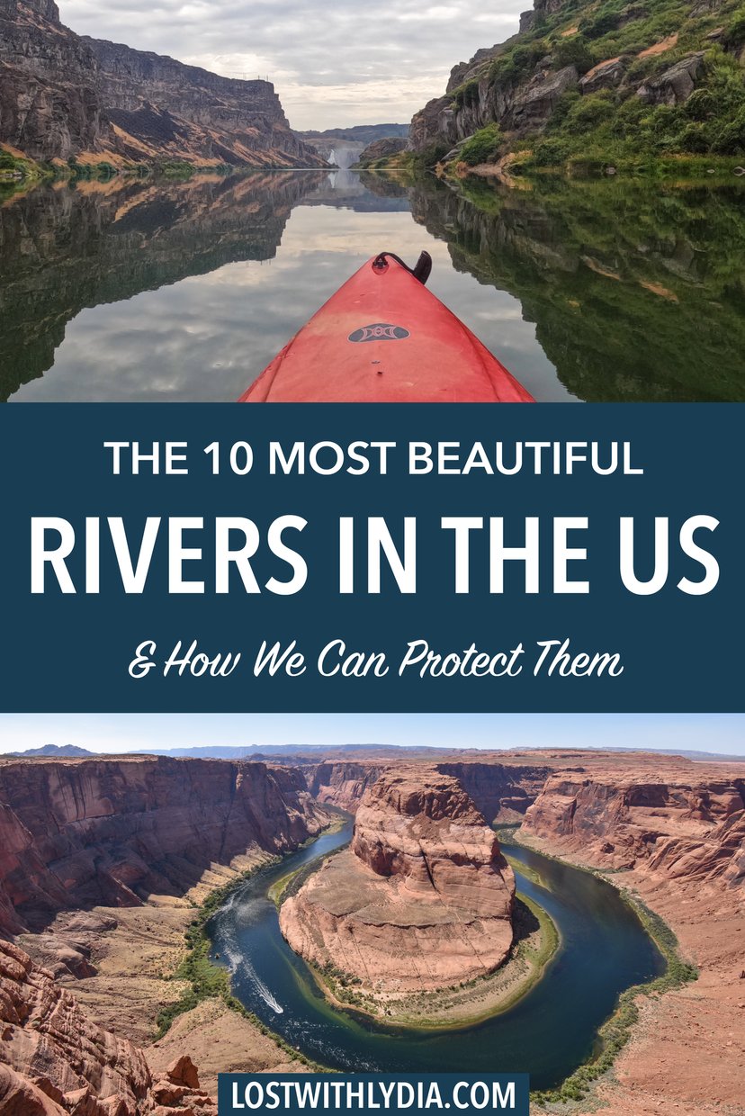 Learn about some of the most beautiful and scenic rivers in the United States, along with actions you can take to keep your rivers clean.