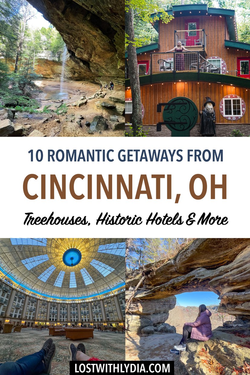 Use this list of romantic getaways from Cincinnati to plan a fun trip! These ideas are perfect for outdoorsy couples.