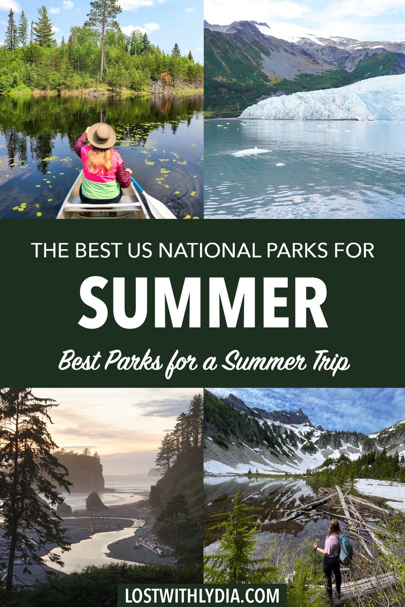 Discover the best national parks to visit in summer! Summer is the perfect time to take an epic US national park road trip.